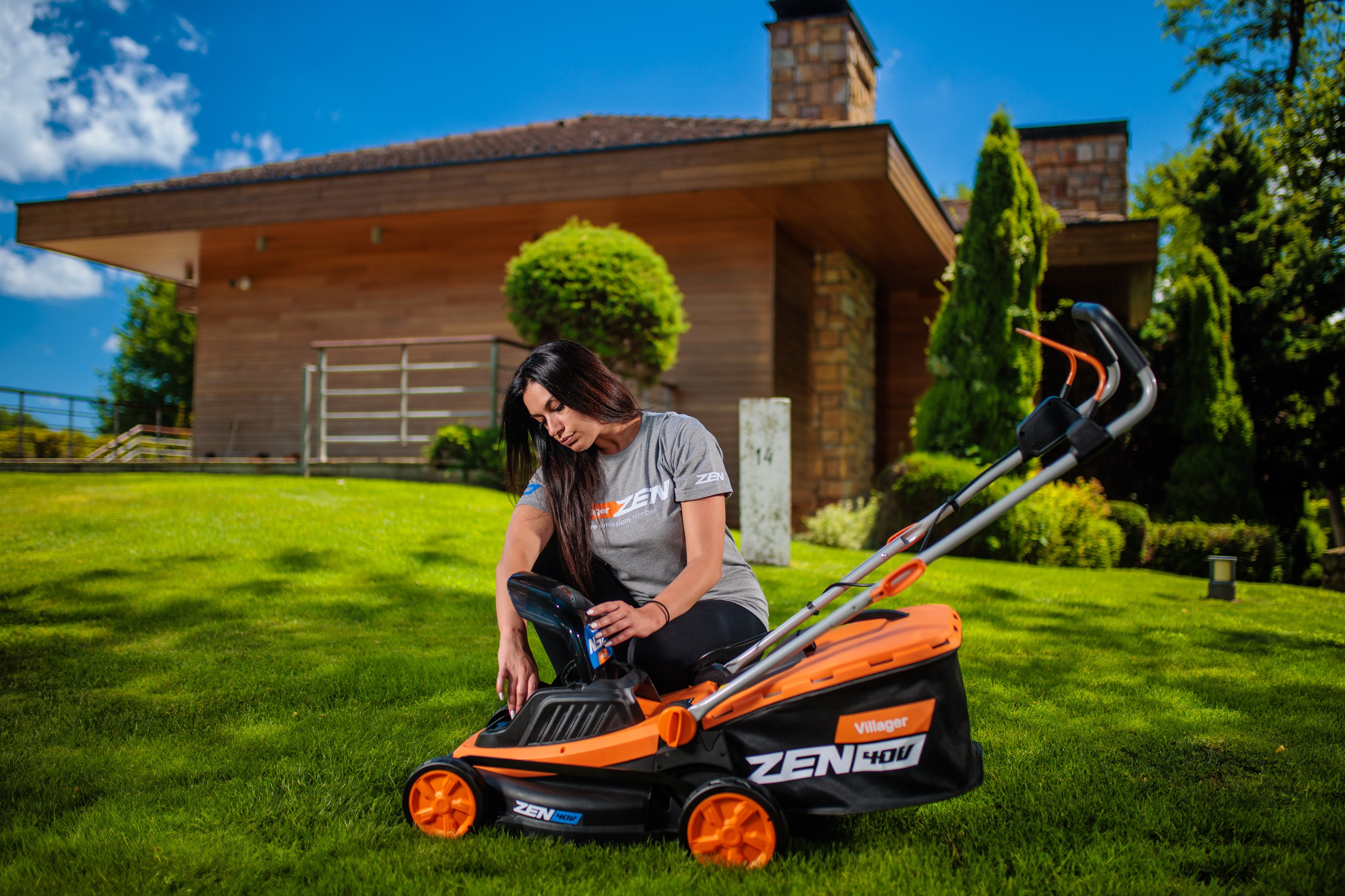 Zen LM 3010 E cordless lawn mower